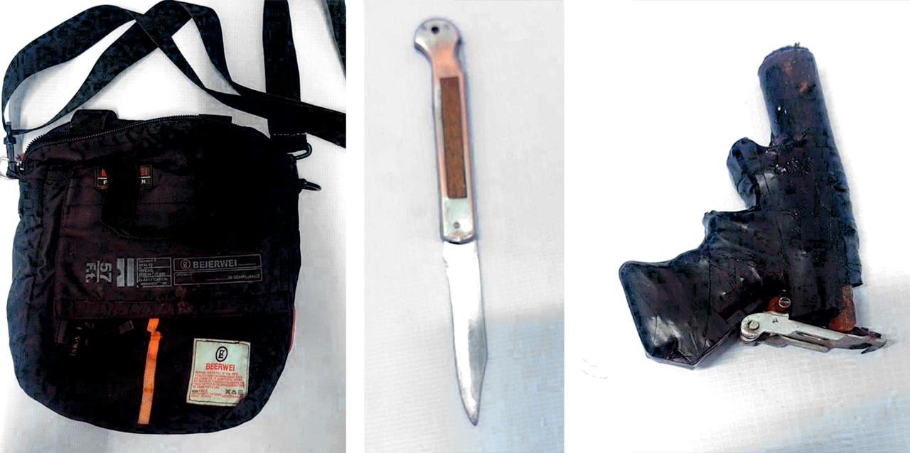 Detiene Policía Estatal a dos hombres por robo a transeúnte