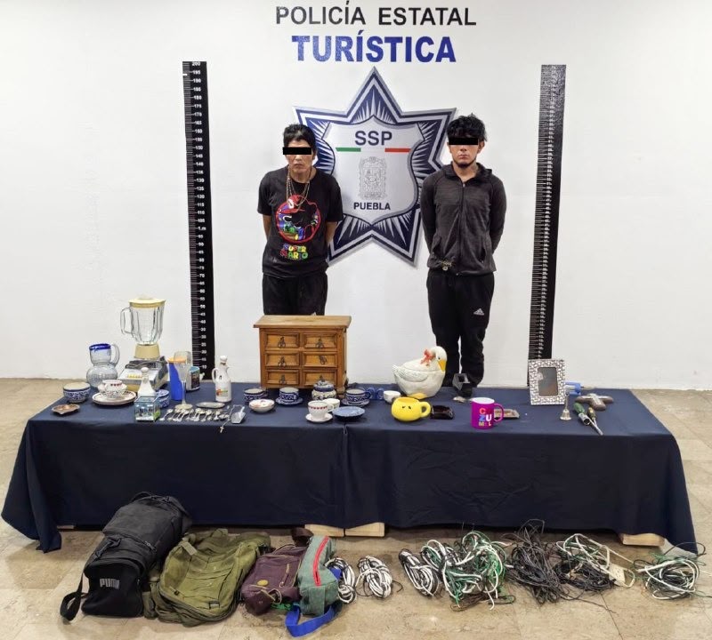 Detiene Policía Turística a dos presuntos asaltantes de casa habitación
