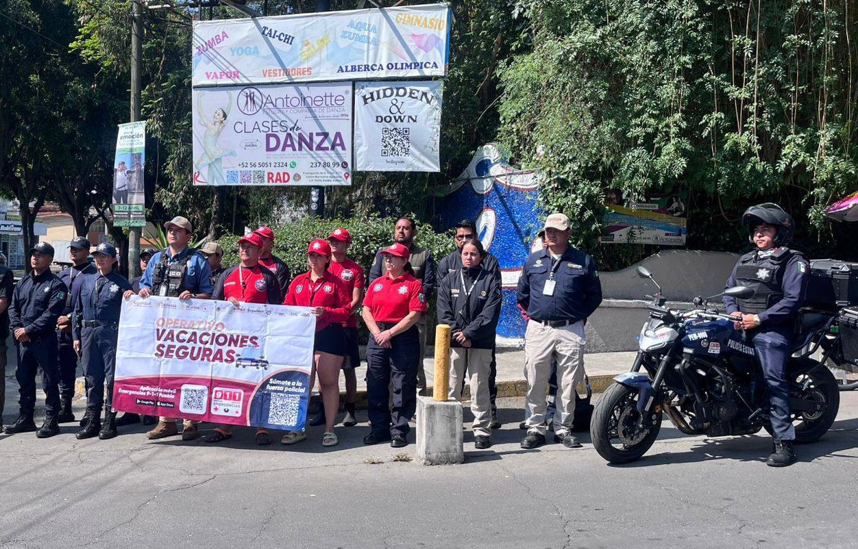PUEBLA MANTIENE ORDEN Y TRANQUILIDAD DURANTE PERIODO VACACIONA
