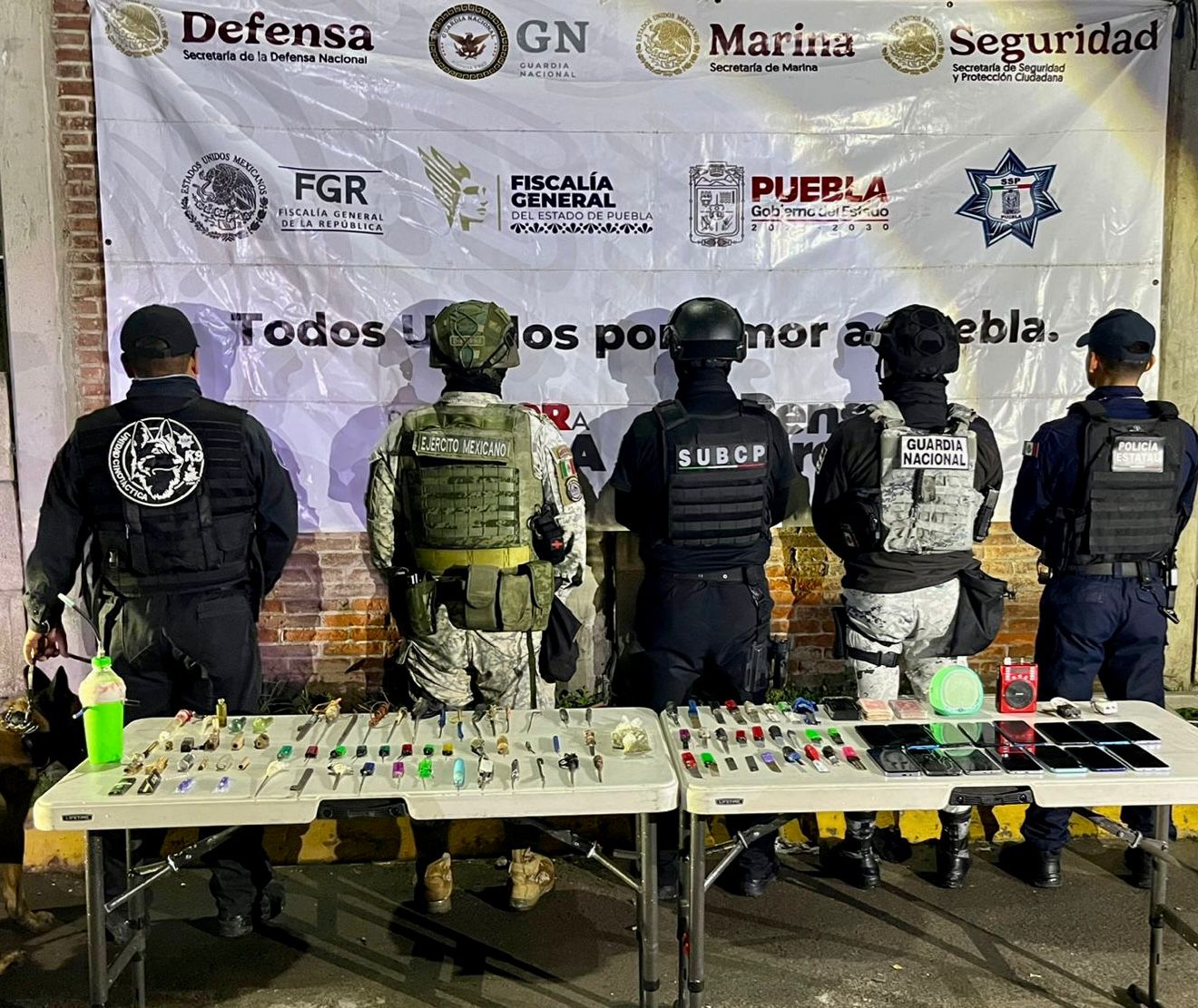 Realiza SSP operativos de supervisión en penales de Puebla y Tepexi