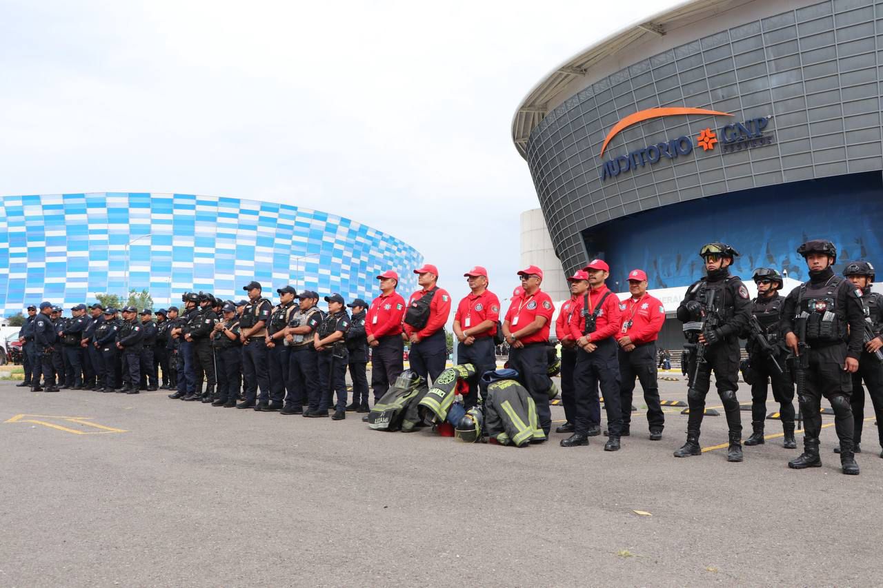 Fuerzas de seguridad coordinan operativo ante eventos deportivos y musicales 