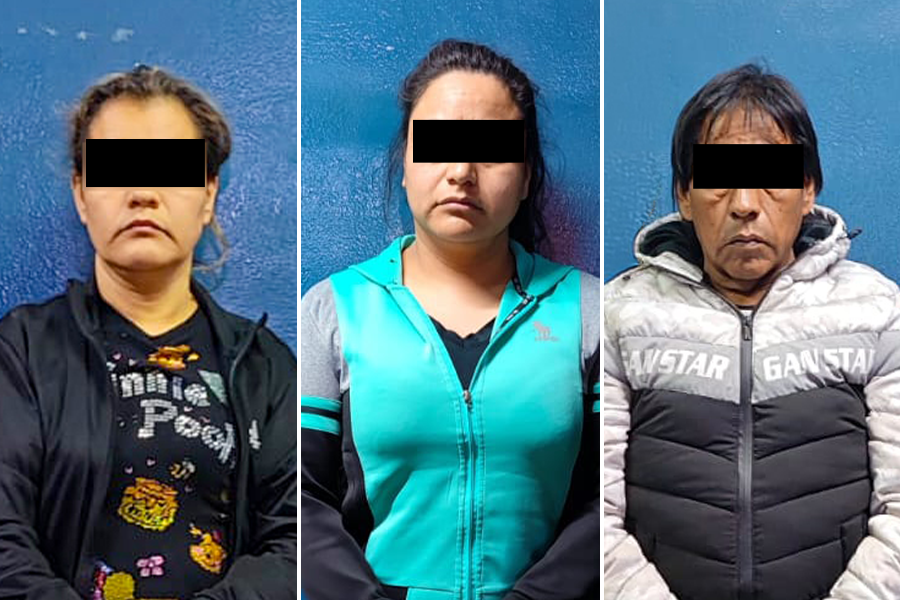 Detiene SSP a dos mujeres y un hombre en posesión de marihuana