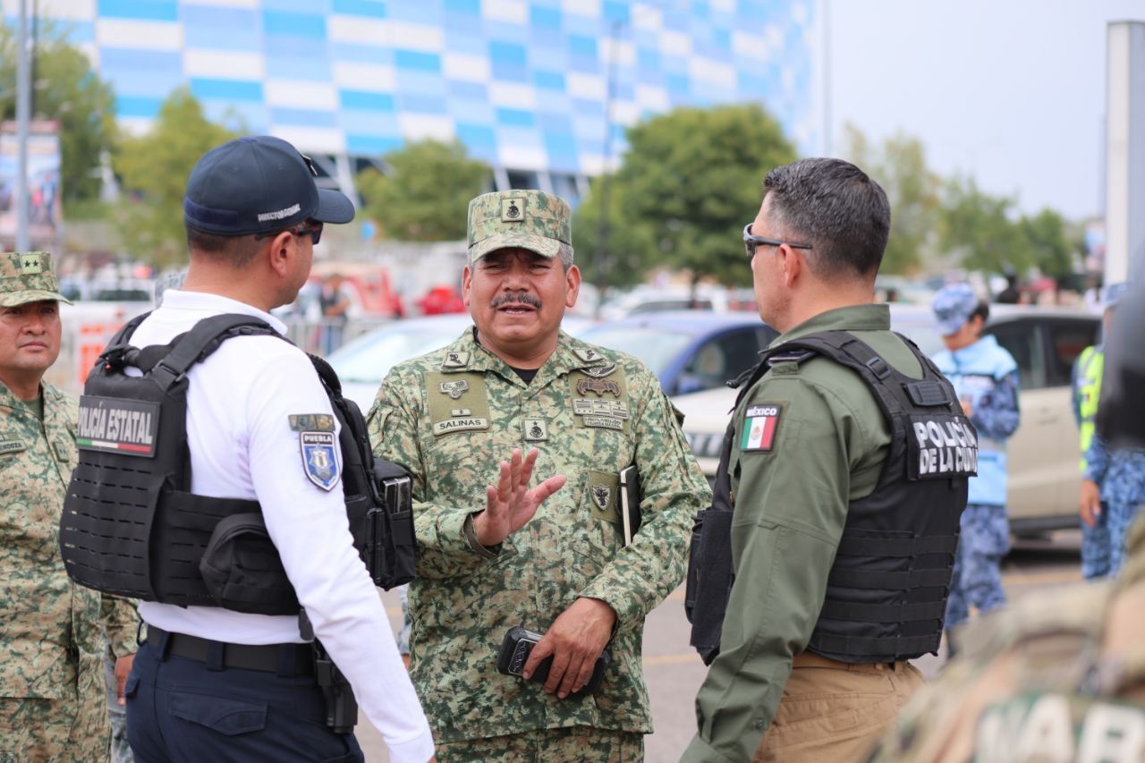 Con despliegue coordinado Gobierno de Puebla garantiza seguridad durante el partido México-Ghana