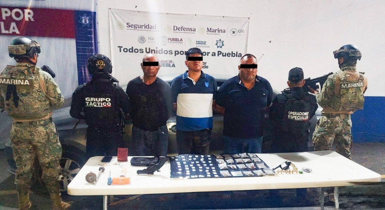 Respuesta inmediata de SSP y SEMAR permite detención de tres presuntos asaltantes