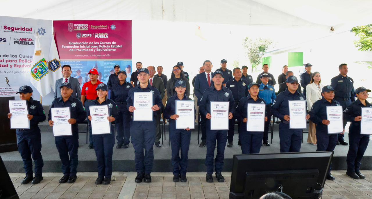 CON POLICÍA PROFESIONALIZADA GOBIERNO ESTATAL FORTALECE LA SEGURIDAD DE LAS FAMILIAS
