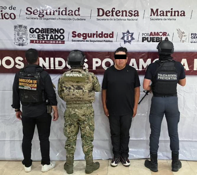 Detienen fuerzas de seguridad a masculino tras operativo en el mercado Morelos