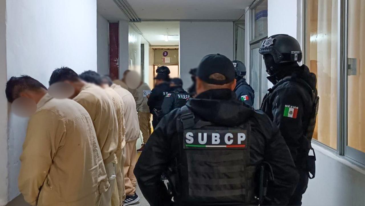 Seguridad Pública y Guardia Nacional trasladan a 11 internos al penal de Tepexi 