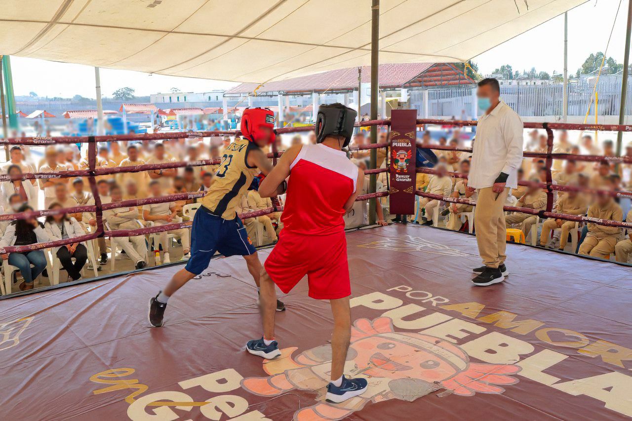 Secretarías de Seguridad Pública y Deporte realizan “1er Torneo de Box” en penal de Puebla 