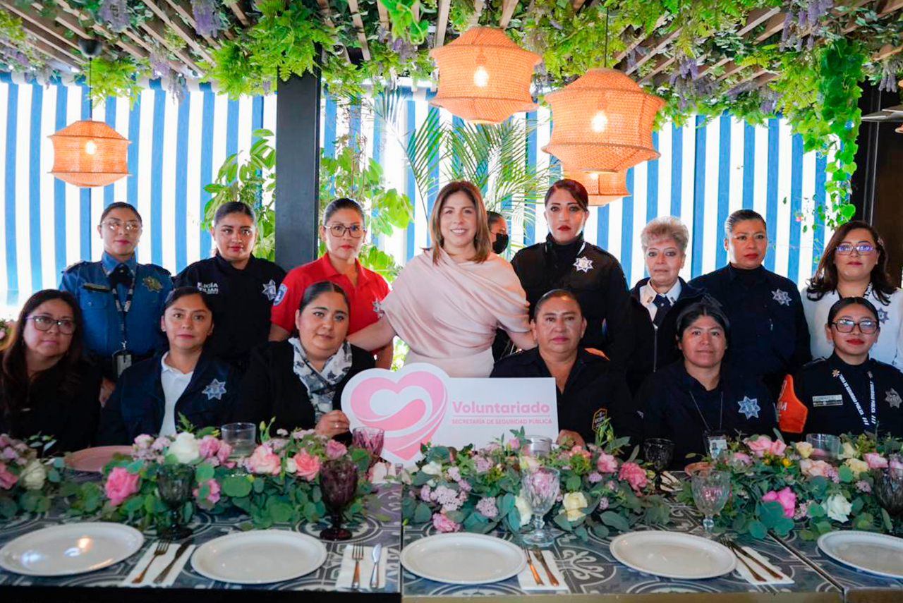 Voluntariado de SSP reconoce labor de mujeres policías 