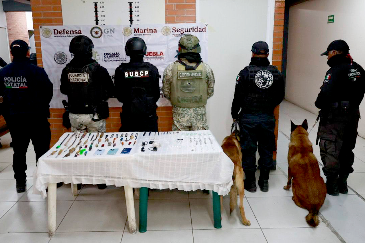 Implementan SSP, SEMAR, DEFENSA y GN operativos simultáneos en Centros Penitenciarios poblanos