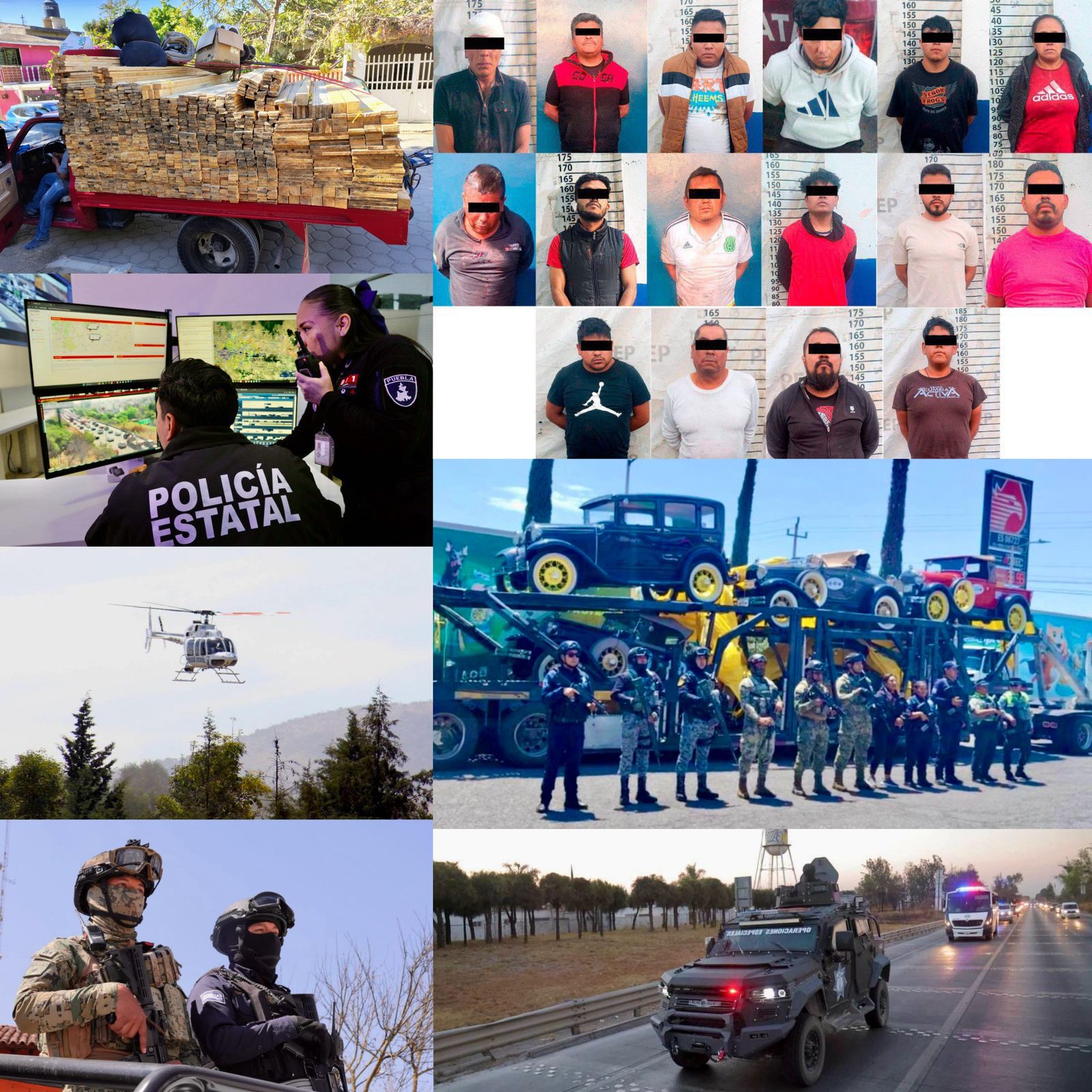 Con 185 acciones operativas, fuerzas de seguridad detienen a 84 personas 