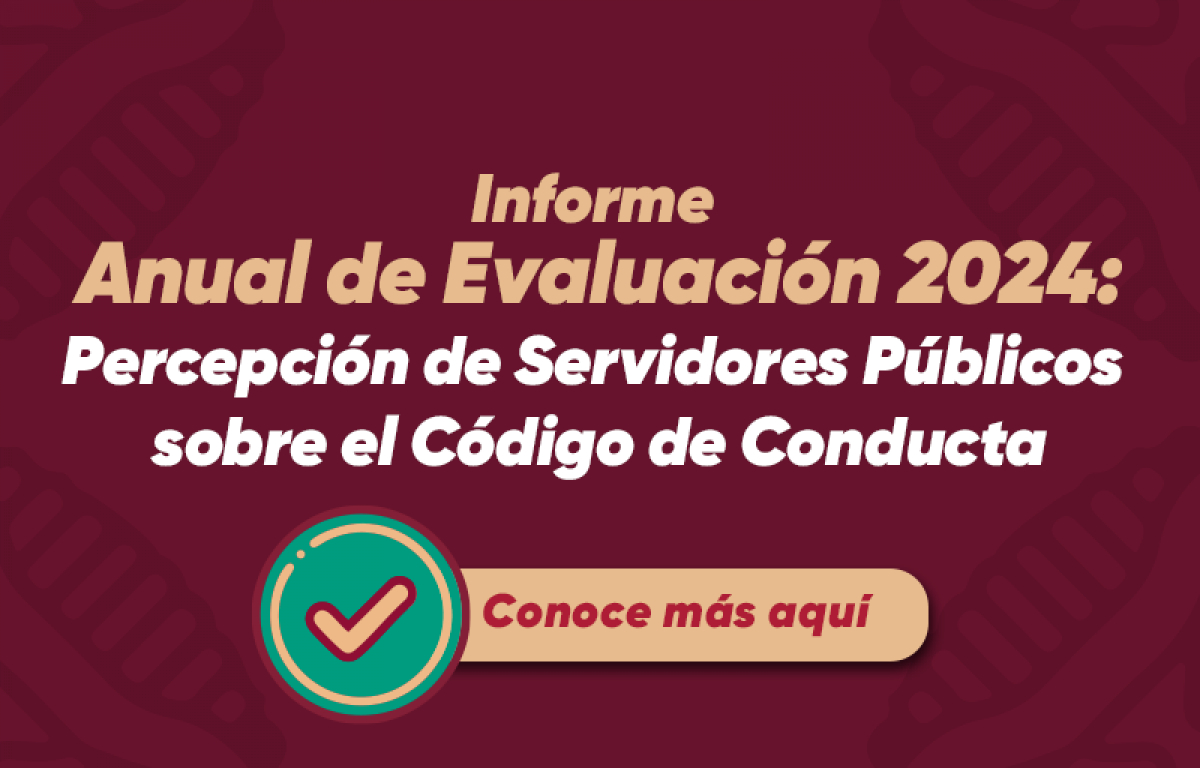 Informe Anual de Evaluación 2024: Percepción de Servidores Públicos sobre el Código de Conducta