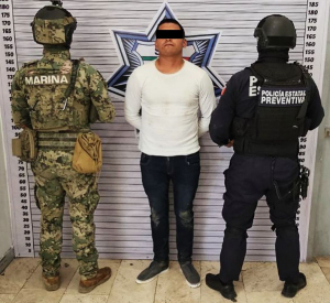 Detienen SSP y SEMAR a “El Rudo”, presunto generador de violencia en Coronango