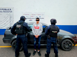Tras persecución, detiene SSP a hombre por robo de camioneta de carga