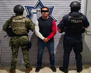 Detienen SSP y SEMAR objetivo prioritario en Puebla capital