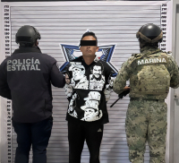En Huejotzingo, SSP y SEMAR detienen a dos hombres por robo de vehículo