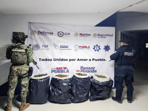 En Puebla, Policía Estatal combate la distribución de sustancias ilícitas
