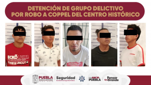 Desarticulan SSP y SSC a grupo delictivo involucrado el robos a tiendas departamentales