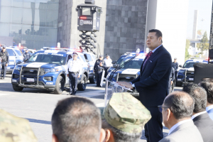 Fortalece Gobierno Estatal seguridad con patrullas equipadas con tecnología y torres de vigilancia