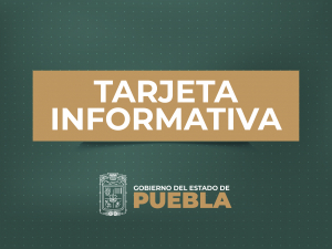 Tarjeta Informativa de la Secretaría de Seguridad Pública