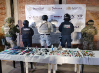 SSP, SEMAR, DEFENSA y GN realizan operativo de supervisión en penal de Puebla