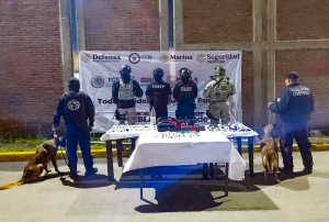 Realizan DEFENSA, Guardia Nacional y SSP operativo en el penal de Puebla