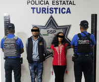 Detiene SSP a tres personas por robo entiendas departamentales